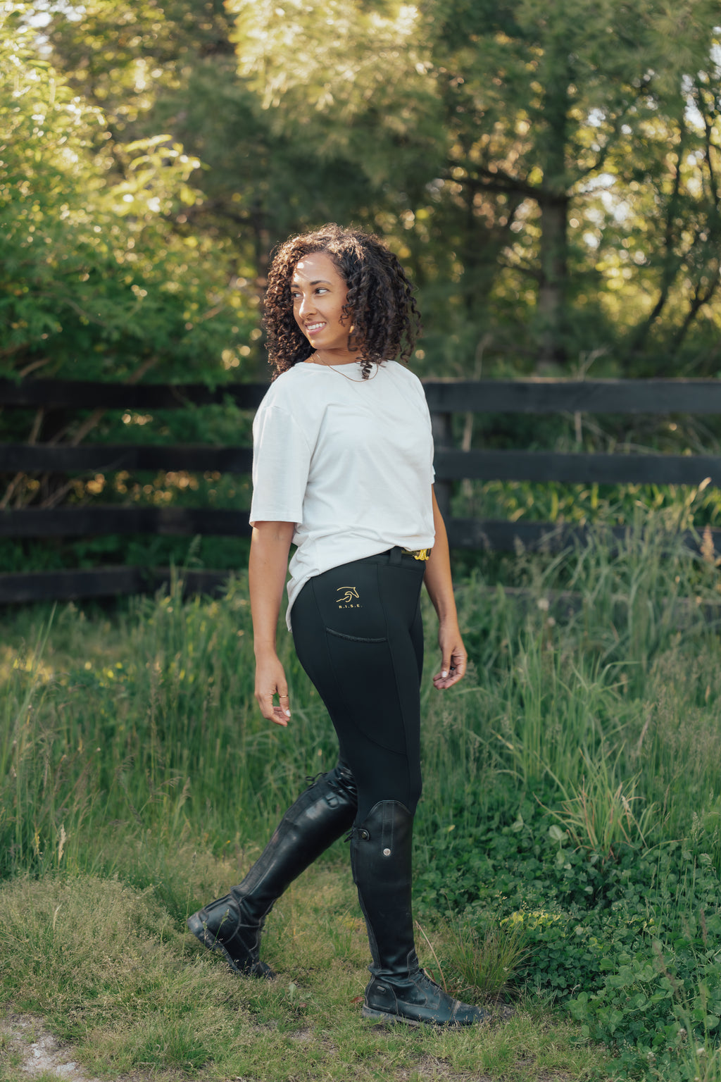 Performance Riding Leggings | Black