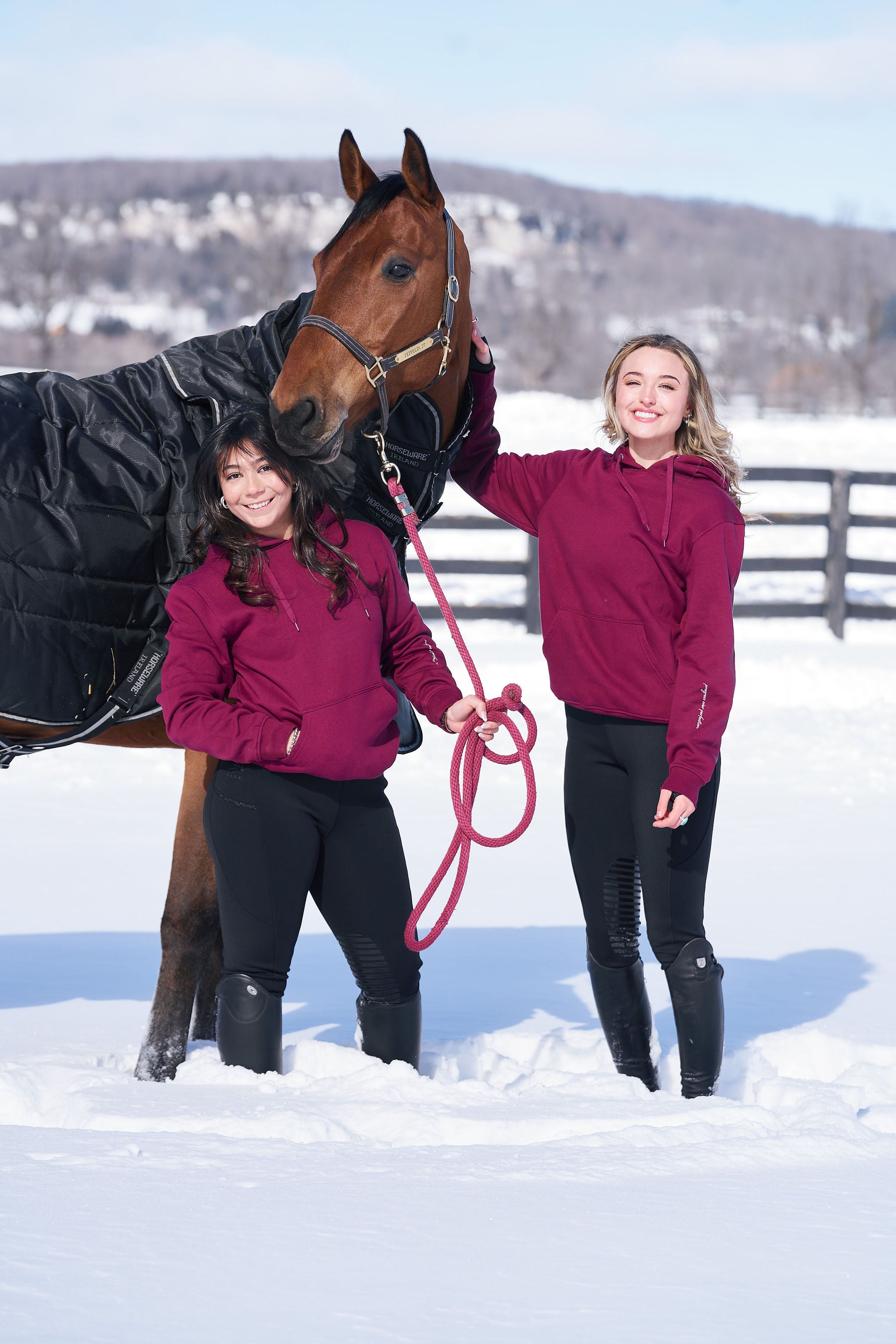 From the Heart Affirmation Hoodie – Raspberry