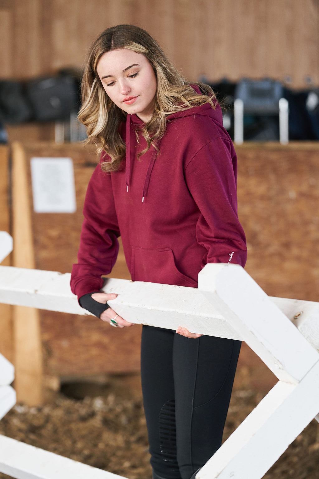 From the Heart Affirmation Hoodie – Raspberry